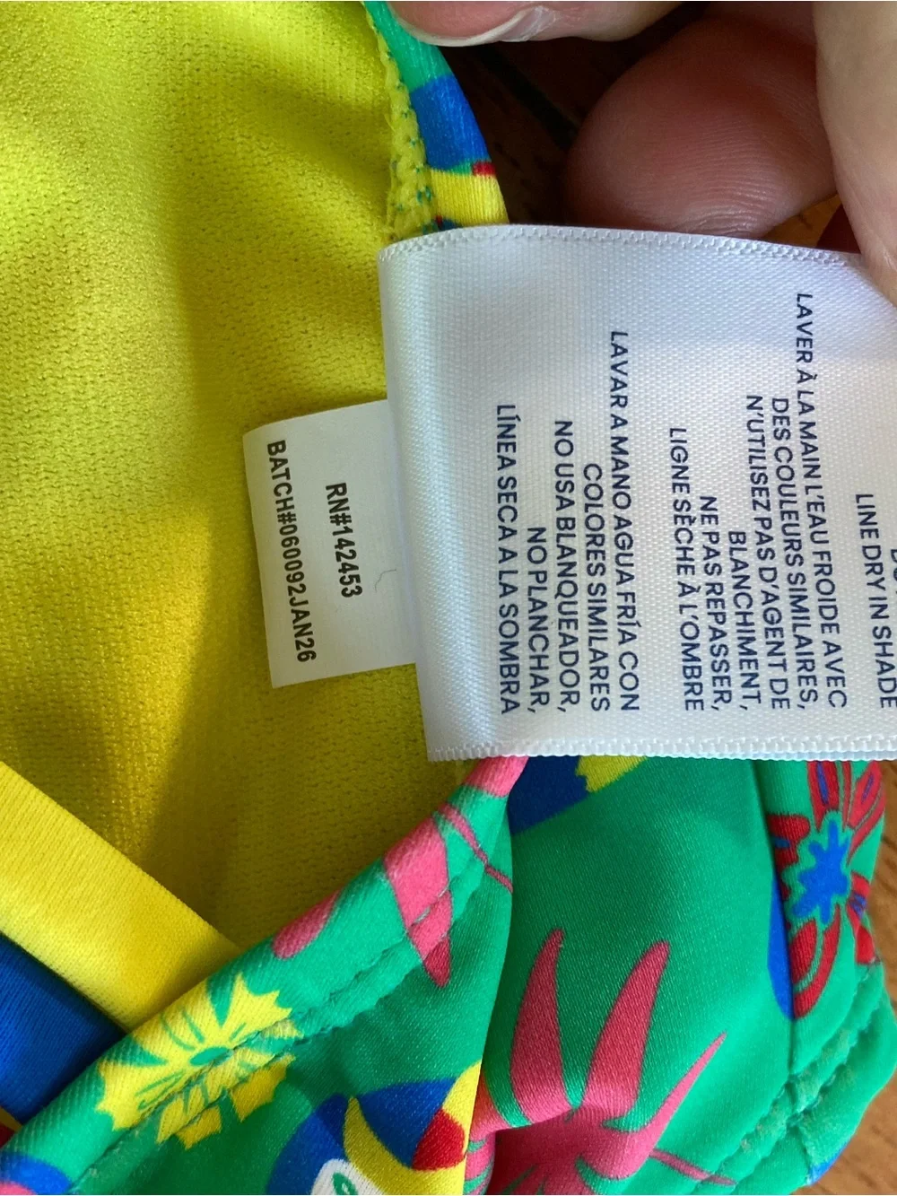 RuffleButts Parrot Palms Cross-Back One Piece Swimsuit - NWT!  3T
